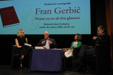 Predstavitev zbirke pesmi Frana Gerbiča 30 Foto Ljubo Vukelič